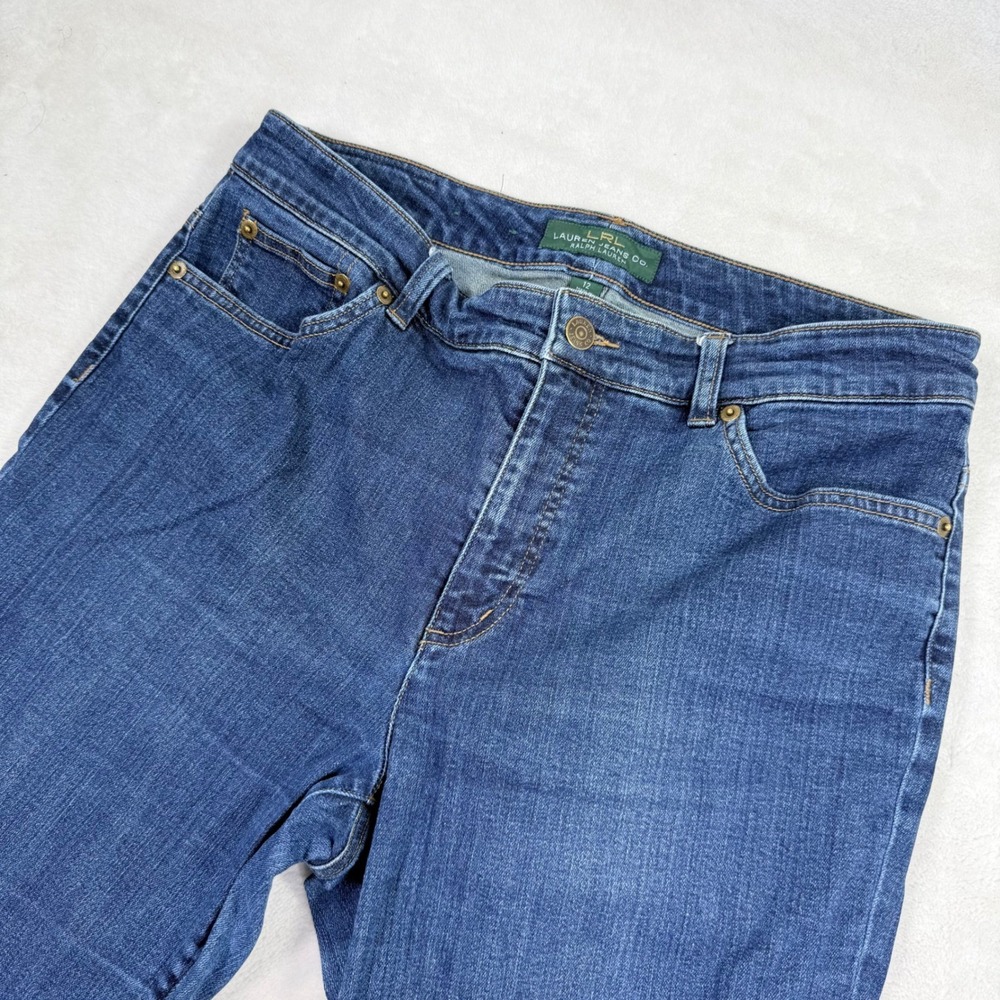 Lauren Ralph Lauren Women Heritage Straight Jeans Blue Size 10 (32 x 30)